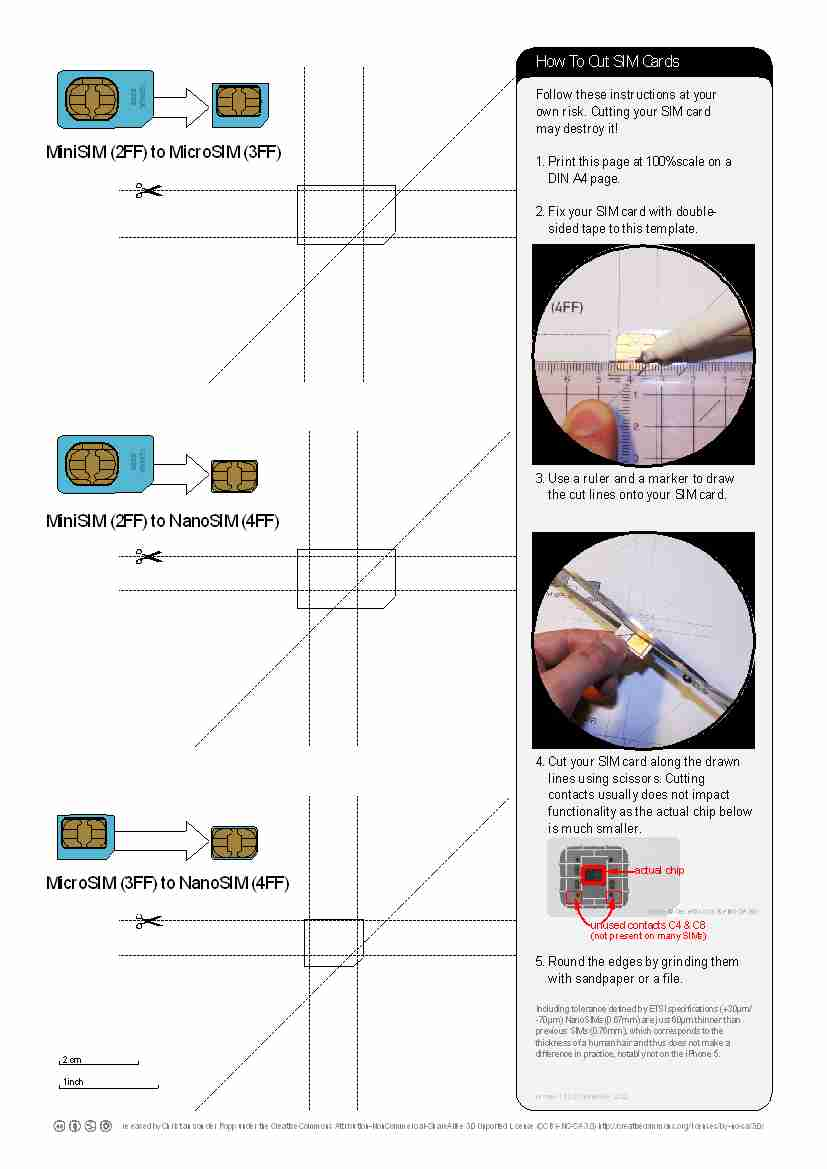 How to Resize a SIM Card